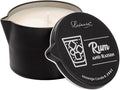 Massaging Oil Candle - Moisturizing Body Massage- Shea Butter Infused Hand Care Organic Candle Lotion - 6.35 OZ (Rum and Raisin Scent)