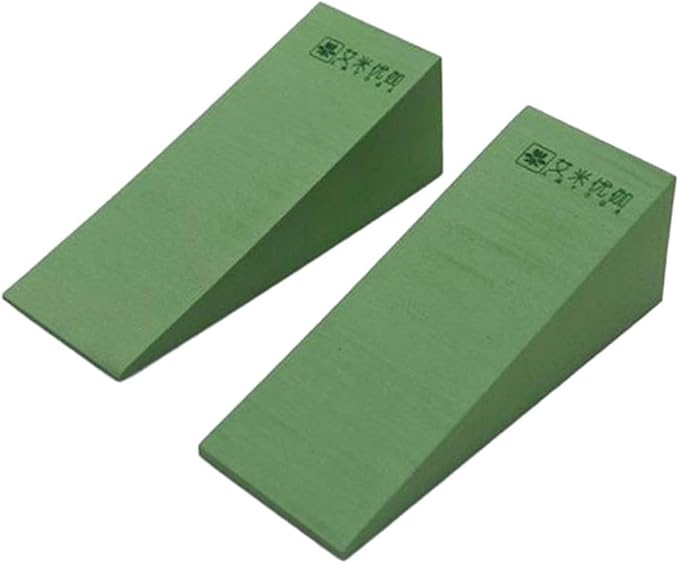 2 Pieces Yoga Foam Wedge, EVA Wedge Block, Heel Stretcher Back Support, Slant Board Calf Stretcher
