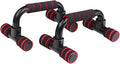Professional Push Up Stands H Type Construction for Increased Ranges of Motion in Strength Training Exercises Regulable Push Up Platforms