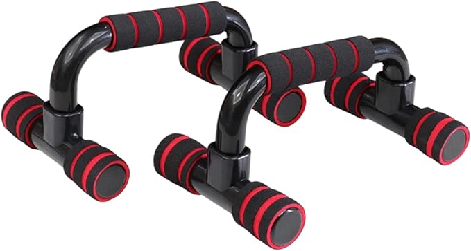 Professional Push Up Stands H Type Construction for Increased Ranges of Motion in Strength Training Exercises Regulable Push Up Platforms