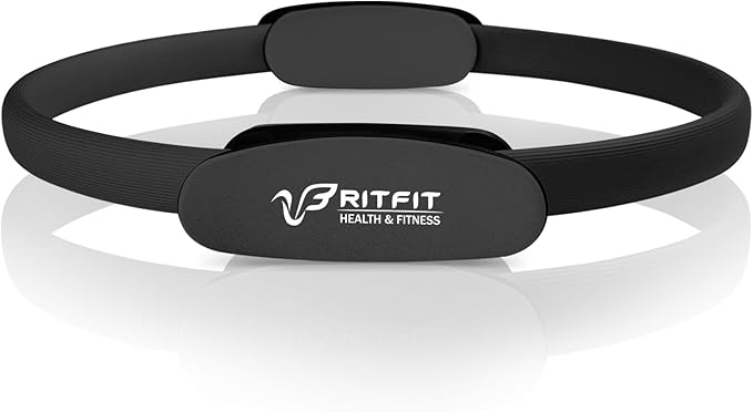 RitFit Pilates Ring Circle - 14 Inch Magic Fitness Circle for Toning Inner & Outer Thighs, Bonus Workout Guide Included
