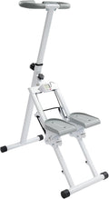 Folding Vertical Stair Stepper for Home Use, Cardio Full Body Workout Machine with LCD Monitor | 220 LBS Max Capacity, 3-Level Adjustable Anti-Slip Pedals| Portable Stair Climber for Home Gym