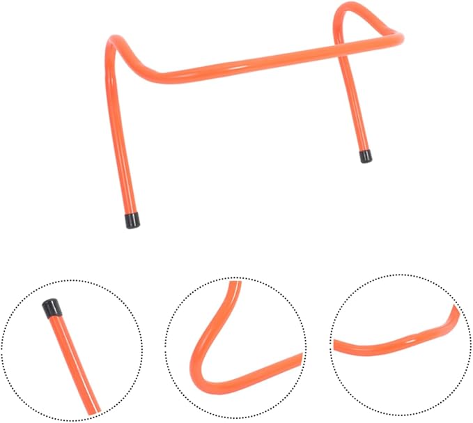 4Pcs Speed Training Hurdles Durable Plastic Agility Hurdles for Soccer Football Height Wear Resistant Sports Equipment for Jumping Agility Drills