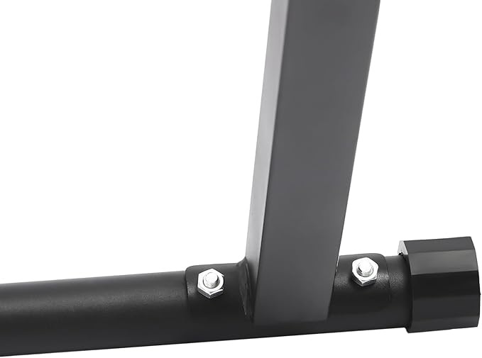 Foldable Pull Up Bar Stand, 440Lbs Free Standing Power Tower with Adjustable Height & Stable Triangular Structure Pull Up Dip Station Gym Strength Training Equipment for Living Room Bedroom Gym Etc