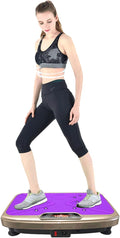 Vibration Plate Exercise Machine,Whole Body Vibration Platform Machine,Fitness Vibration Trainer for Weight Loss Shaping Toning Home Gym