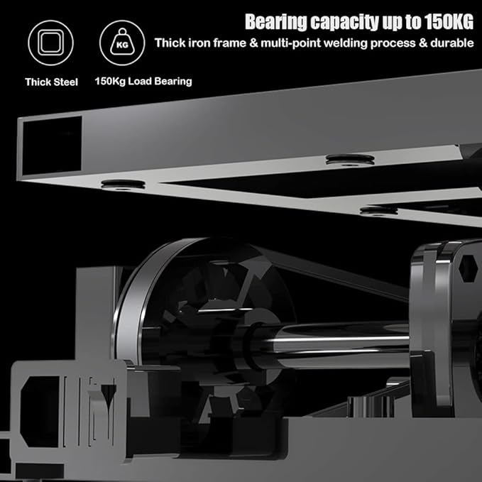 Vibration Platform Machine for Home Gym, Vibration Plate Exercise Board for Fitness, Full Body Vibrating Workout Machine w/Resistance Bands (Color : Green)