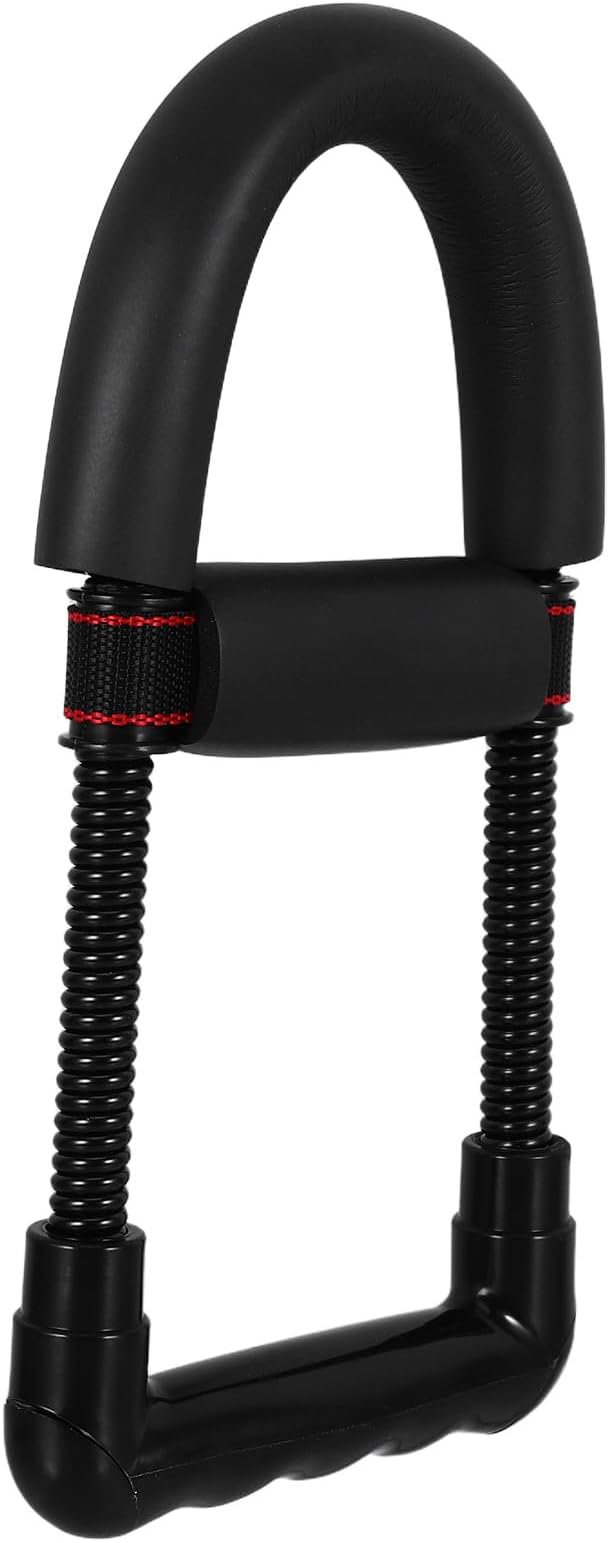 Vaguelly Grip Strengthener and Hand Exerciser for Men, Wrist and Forearm Strength Training Device, Compact Black Handgrip Strength Trainer for Arm Wrestling and Workout
