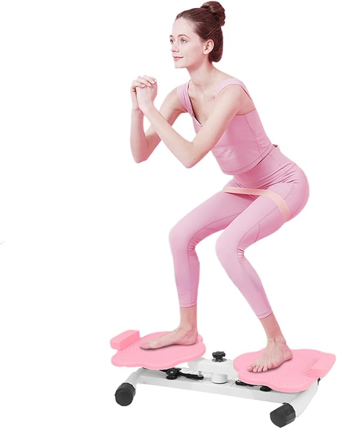 Waist Twister, Waist Twisting Machine, Exercise Twist Boards with Resistance Bands,360° Rotating Ab Twister Machine For Core Workout Abdominal Fat Loss