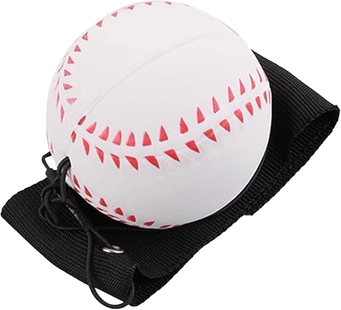 Wrist Return Ball, Sports Wrist Ball, Baseball On A String Rubber Rebound Wristband, Durable Elastic String Attached Rebound Balls