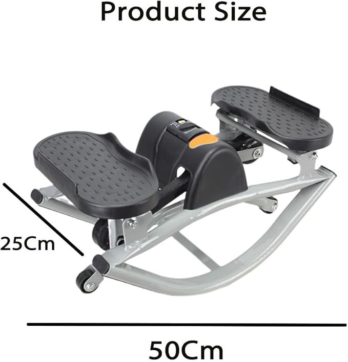 Rock Stepper, 2026 New Portable Rock Stepper Side to Side, Compact Low-Impact Lateral Steppers for Unisex, Track Time, Reps, Calories with Digital Display for Legs, Glutes, Abs