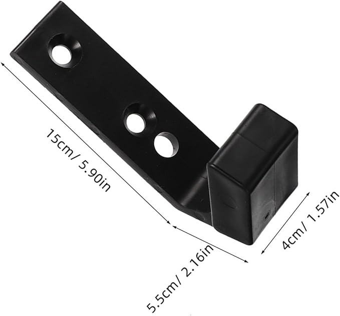 Zerodeko 10pcs Squat Rack J Hooks Barbell Bar Hanger Heavy Duty Pa/pp Plastic Gym Equipment Storage Hooks for Strength Training Attachments and Weightlifting Racks