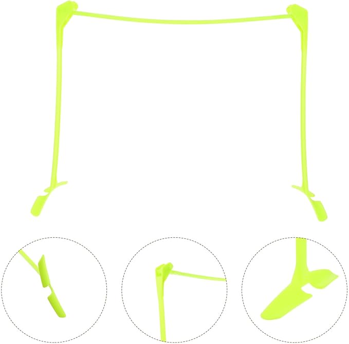 Foldable Adjustable Soccer Training Hurdle 3-Level Height Speed Agility Jump Equipment for Football Agility Drills – Green
