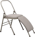 Yoga Chair,Foldable Pilates Chair,Easy to Carry and Store,with Waist Support Beauty Light Life,for Indoor Outdoor Yoga Studios(Color3)