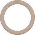Weighted Pilates Ring 5lb, Cast Iron Core with Silicone Cover, Cream Tea Color, Portable Fitness Circle for Strength Training & Yoga