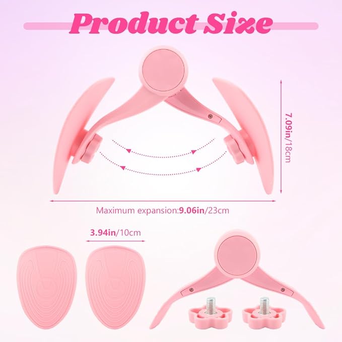 Thigh Exerciser for Women, Enhanced Resistance Hip and Pelvis Trainer, Under Desk Exerciser and Kegel Exercise Products for Women Home Gym
