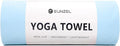 Eunzel Hot Yoga Towel Non Slip Yoga Mat Towel Non-Slip Sweat Absorbent Towel for Hot Yoga, Pilates and Workout 72" x 26.5", Blue