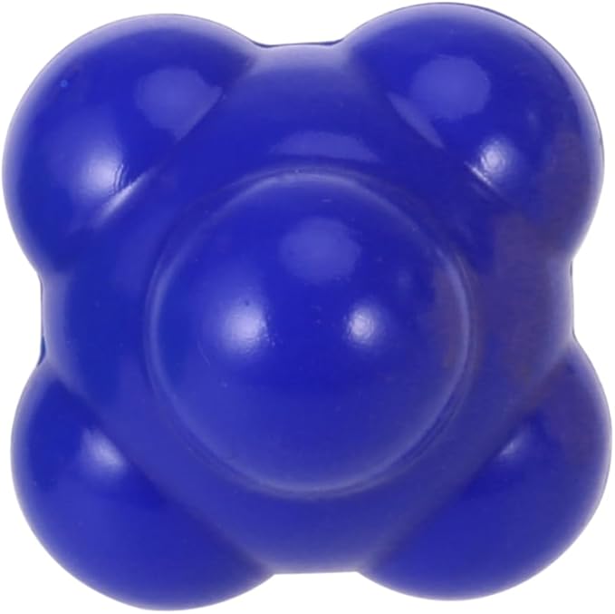 VANZACK Baseball Agility Reaction Ball 58mm Hexagonal Silicone Ball Reaction Training for Hand-Eye Coordination Reflexes