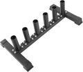 Freestanding Barbell Holder, Vertical 6 Bar Storage Rack for 2" Olympic Bars, Durable Barbell Stand, Space-Saving Floor Stand for Weight Bar and Specialty Bars