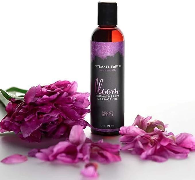 Intimate Earth Massage Oil, Bloom, 4 Ounce