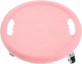 Didiseaon Ab Roller Wheel Abdominal Exercise Machine with Slide Pads and Push up Handles Core Strength Trainer for Home Fitness Pink