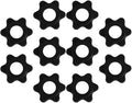 Totority 10pcs Dumbbell Fastener Plastic Six-Sided Nut Locking Weight Holders 25mm for Home Fitness Strength Training Equipment