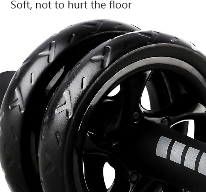 Ab Roller Wheel 2 Types Ab Roller No Noise Ab Wheel, Easy to Assemble, Abs Workout Equipment for Abdominal & Core Strength Training, Home Gym Exercise Wheels for Men & Women