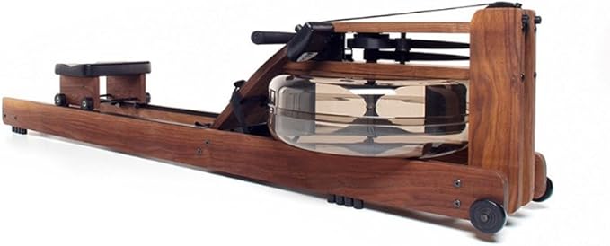 WaterRower Walnut Rowing Machine with S4 BLE Monitor | USA Made Water Rower | Original Handcrafted Erg Machine for Home Use & Gym | Best Warranty