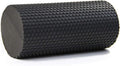 VIPELE High-Density Exercise, Massage, Muscle Recovery, Round Foam Roller (Black) 11.8inchX6inch
