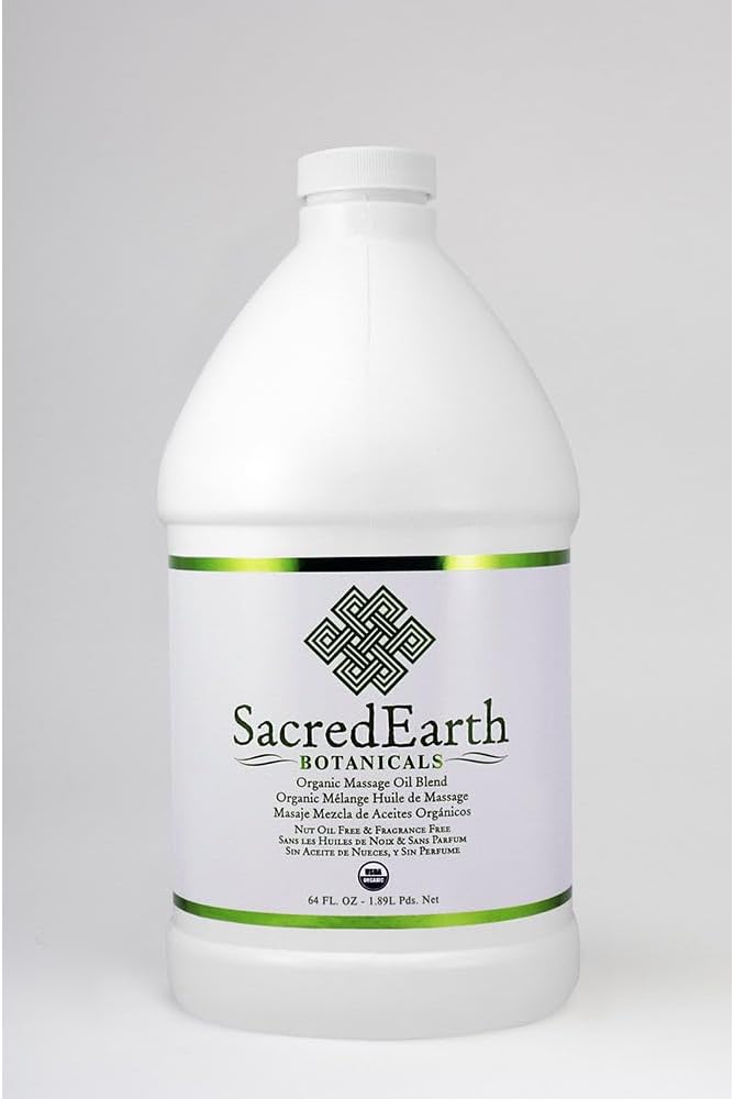 Sacred Earth Organic Massage Oil - half gallon by Sacred Earth Botanicals
