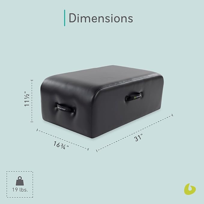 Balanced Body Contour Sitting Box for Pilates Reformer, Pilates Equipment for Home Workouts & Professional Studio Use, Fits All Wood Reformers and Allegro or Allegro 2 Reformers