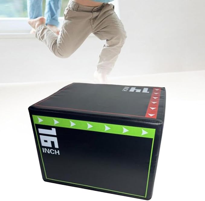 Jump Box Plyometric Platform Exercise Step Box Agility Conditioning Box Anti Slip Foam Sponge Material Suitable for Adults Children Home Gym Training