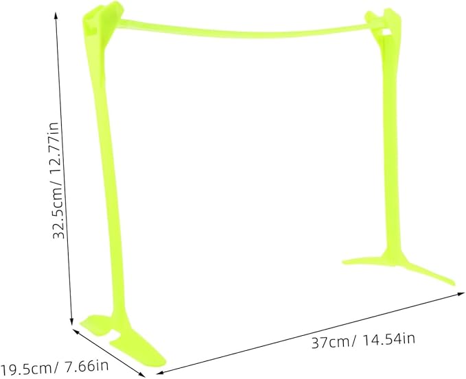 VANZACK Soccer Hurdle: Plastic Foldable Adjustable Heights Soccer Hurdle - Agility Speed Training Tool for Basketball Football Sports Athletic Drills