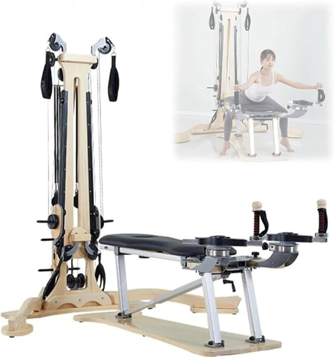 Pilates Equipment Soft Core Bed, Gyro Pulley Fitness Equipment, Zen Spiral Soft Bed, Spine Correction, Raised Bed, for Yoga Studio Gym Women's Body Shaping