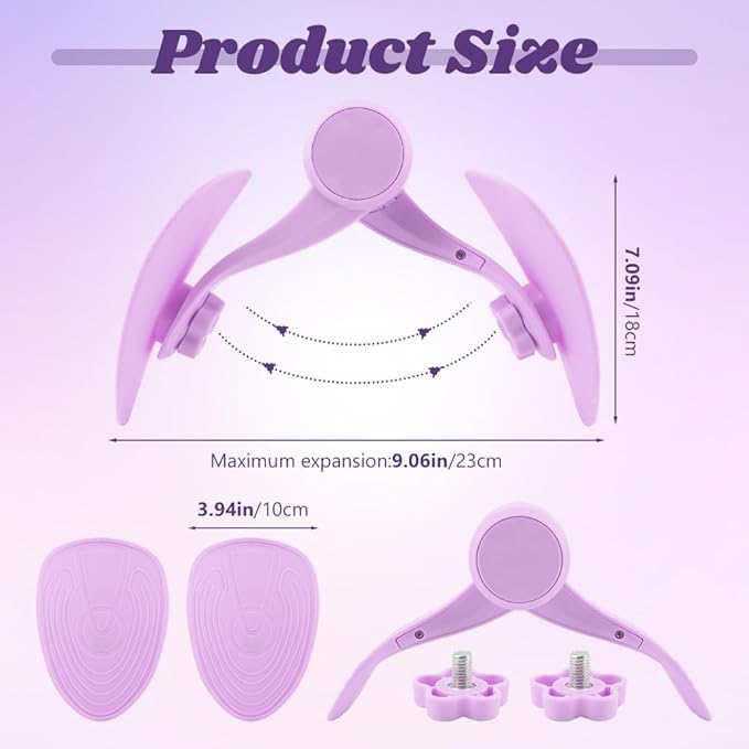 Thigh Exerciser for Women, Enhanced Resistance Hip and Pelvis Trainer, Under Desk Exerciser and Kegel Exercise Products for Women Home Gym