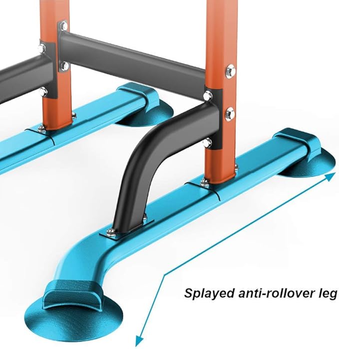 SogesHome Power Tower Pull Up Bar and Dip Station, Height Adjustable Dip Stand Exercise Machine for Home Gym, Multi-Functional Free Standing Strength Training Fitness Workout Station