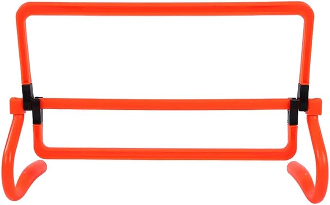 5Pcs Training Hurdles, Football Soccer Training Adjustable Hurdles Speed Training Agility Hurdles for Soccer Football Athletes Orange
