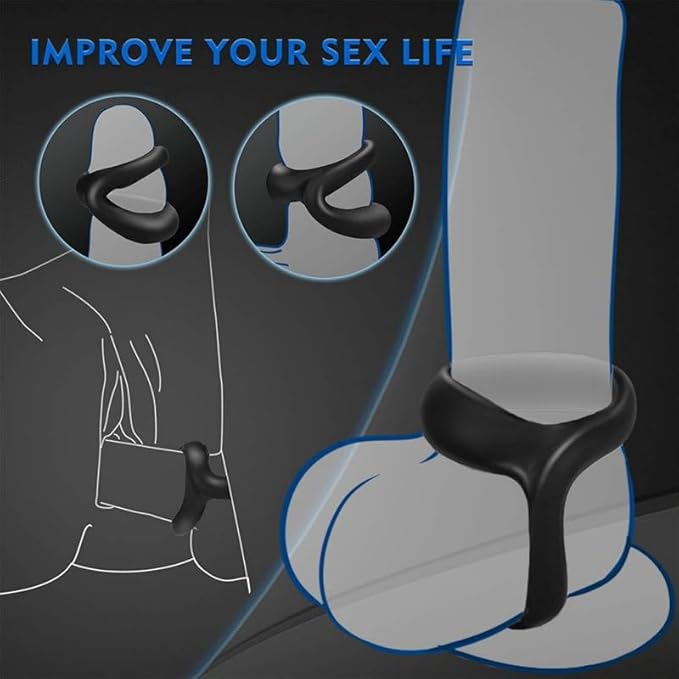 Black Adjustable Stretching Device for Pilates & Yoga Resistance Training, High Elasticity Silicone Stretcher - Y22