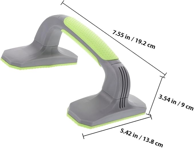 GALPADA Push Up Bars Hand Stand Trainers 2pcs Plastic Non-Slip Strength Training Pushup Stands for Home Gym Floor Workout Fitness Exercise Equipment