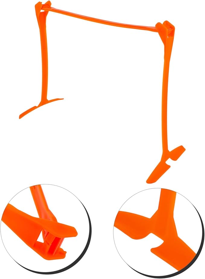 VANZACK Wear-Resistant Speed Hurdles Multi-Level Plastic Hurdle for Soccer Football Training