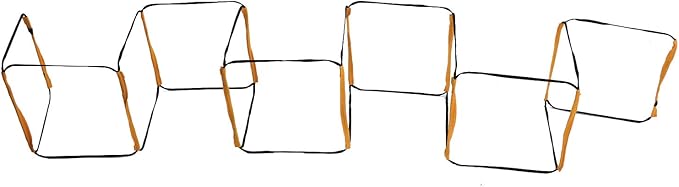 12 Rung Fixed Agility Ladder Speed Training Ladder with Storage Bag for Basketball Soccer Football Fitness Feet Training