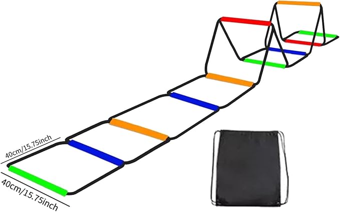 Portable Agility Ladder for Soccer and Volleyball Workout