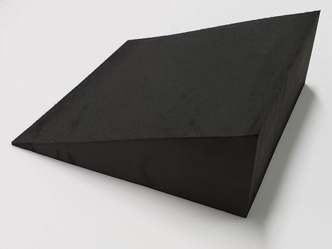 Yoga foam slant wedge to Stretch Feet, Helps with balance, strength and stretching slant boards for calfs 12'' Long x 12'' Wide x 4-1/2'' thick