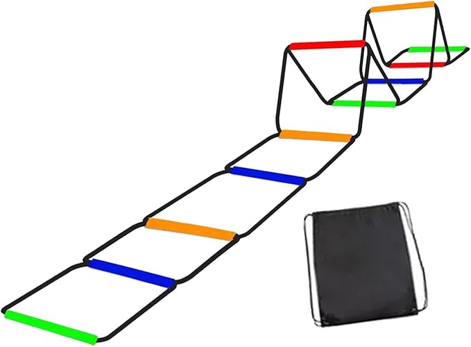 Portable Agility Ladder for Soccer and Volleyball Workout