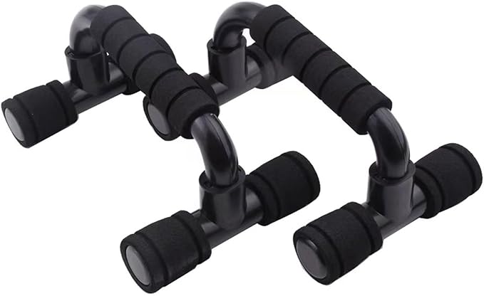 Push up Bar, Push Up Bars Strength Training, Push-up Bracket Board with Non-Slip Sturdy Structure, Push Up Bars for Men & Women, Push Up Stands Handle Gym Exercise Equipment Home Fitness(Black)