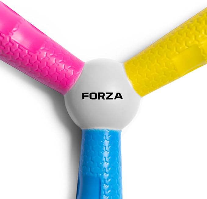 METIS Forza Reactive Catch Trainer Ball – Hand Eye Coordination Training Tool, Reaction Speed Trainer with 3 Colour Arms, Lightweight Foam Reflex Ball for Football, Cricket, Rugby