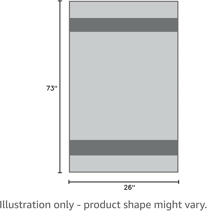 Yoga Mat Towel - Double Sided Microfiber Yoga Towel - Sweat Absorbent Non Slip Hot Yoga Towel - Lightweight, Quick Drying Pilates and Bikram Sweat Towel - 73''L x 26''W, Sedona