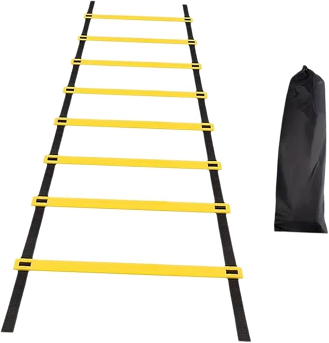 Football Agility Ladder Speed Ladder Portable Stairs Fitness Training Jumping Hurdles with Storage Bag Outdoor Sports Folding