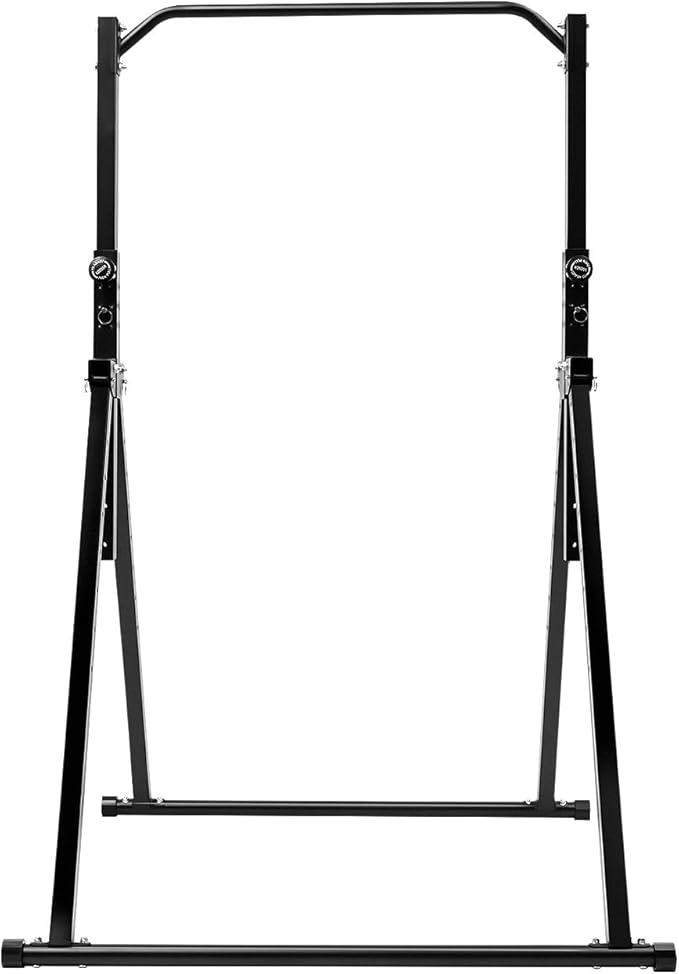 Freestanding Pull-Up & Dip Bars – Adjustable Height Triangular Strength Training System for Arms, Core, Chest & Back – Power Tower for Home Gyms, Living Rooms, Bedrooms & Sports Spaces