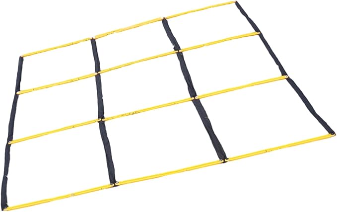 Multifunctional 9 Grids Agility Ladder for Sports Training Fitness and Footworks Drill Agility Train Enduring Balances Cores Skill Development