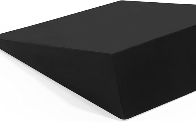 Squat Wedge Block - 32.5x30x9cm High Density Foam Fitness Accessory | Non Slip Yoga Stretching Incline Board | Portable Exercise Equipment for Home Gym Studio | Professional EVA Slant